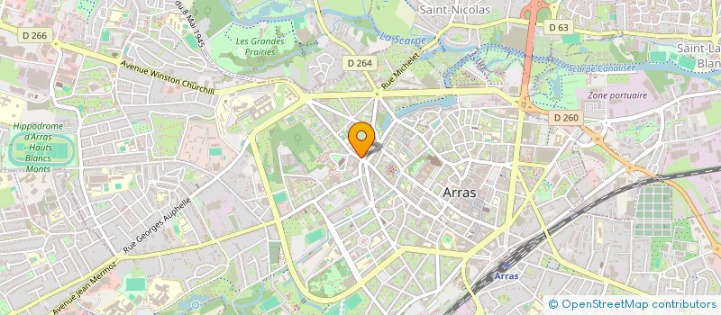 localisation de l'entreprise L'ANNEXE à ARRAS