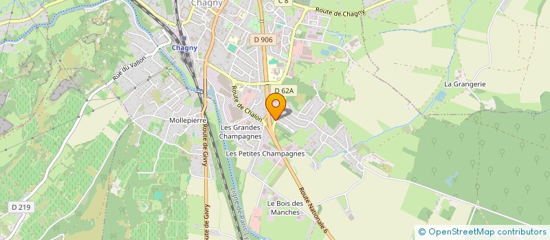 localisation de l'entreprise L'ANNEXE  CHAGNY