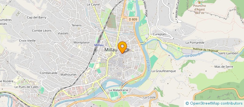 localisation de l'entreprise L'ANNEXE  MILLAU