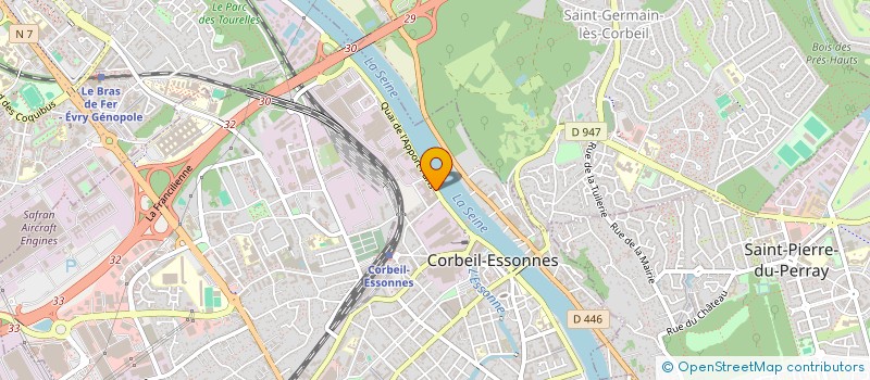 localisation de l'entreprise L'ANNEXE à CORBEIL-ESSONNES