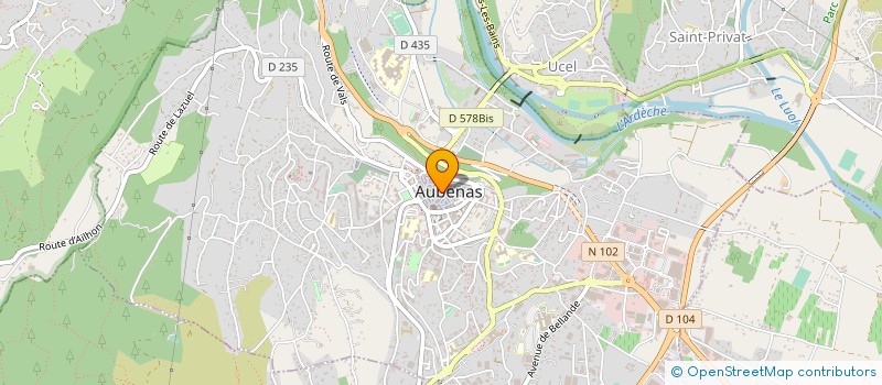 localisation de l'entreprise L'ANNEXE à AUBENAS