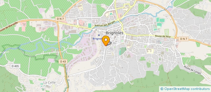 localisation de l'entreprise L'ANNEXE à BRIGNOLES