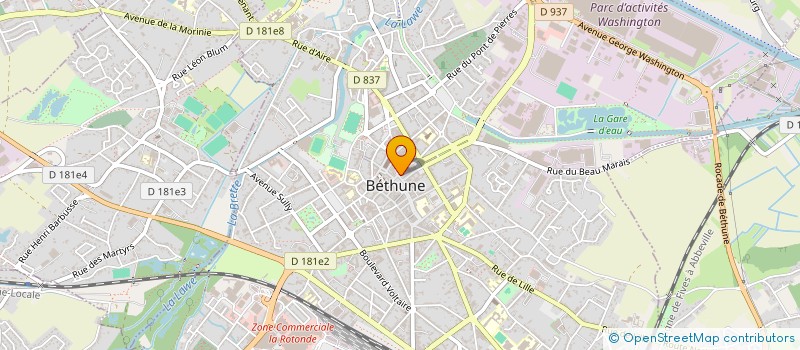 localisation de l'entreprise L'ANNEXE à BETHUNE