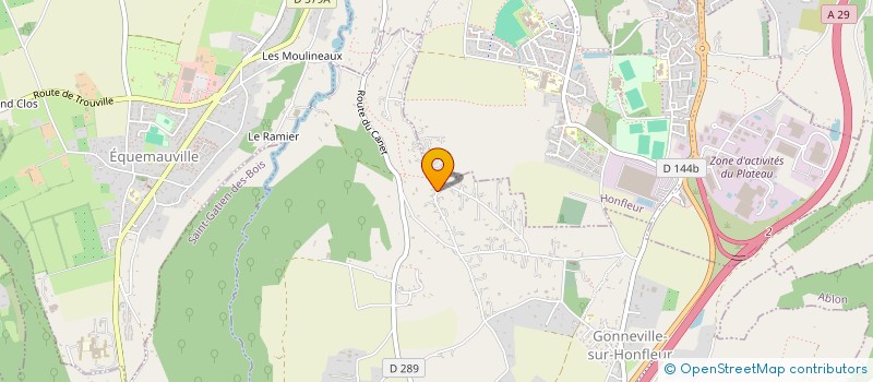 localisation de l'entreprise L'ANNEXE  GONNEVILLE-SUR-HONFLEUR