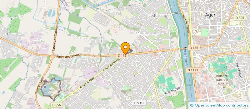 localisation de l'entreprise L'ANNEXE AUTOS  LE PASSAGE