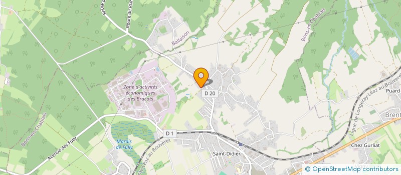 localisation de l'entreprise L'ANNEXE DE CHARLOTTE  BONS-EN-CHABLAIS