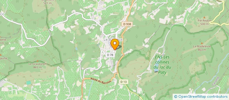 localisation de l'entreprise L'ANNEXE DES BAIES GOUTS  LE BARROUX