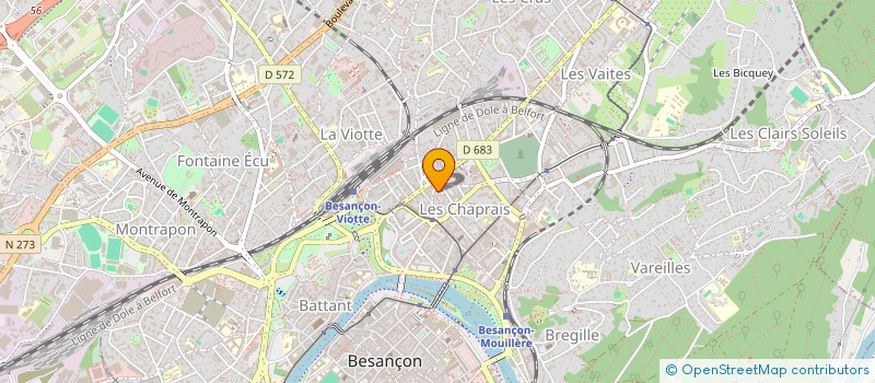 localisation de l'entreprise L'ANNEXE DES CHAPRAIS à BESANCON