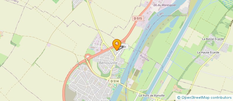 localisation de l'entreprise L'ANODINE  BENOUVILLE