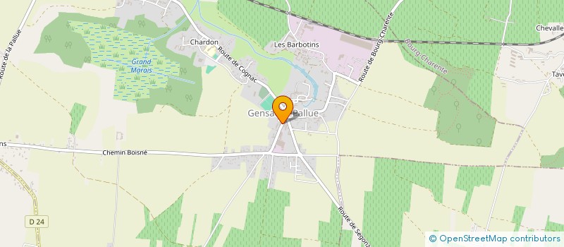 localisation de l'entreprise L'ANOMALIE à GENSAC-LA-PALLUE