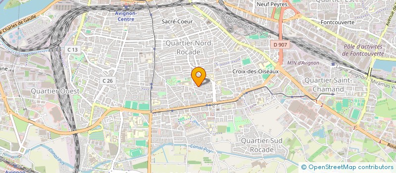 localisation de l'entreprise L'ANS : ASSOCIATION DE NEUROPSYCHOLOGIE SCOLAIRE  AVIGNON