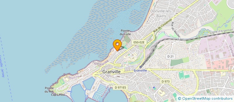 localisation de l'entreprise L'ANSE AUX OIES à GRANVILLE