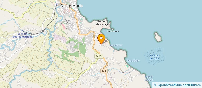 localisation de l'entreprise L'ANSE CHARPENTIER à SAINTE-MARIE