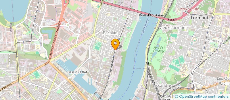 localisation de l'entreprise L'ANSE DE BERTHEAUME à BORDEAUX