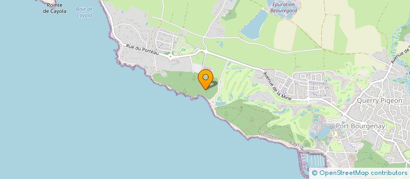 localisation de l'entreprise L'ANSE DE LA MINE  TALMONT-SAINT-HILAIRE