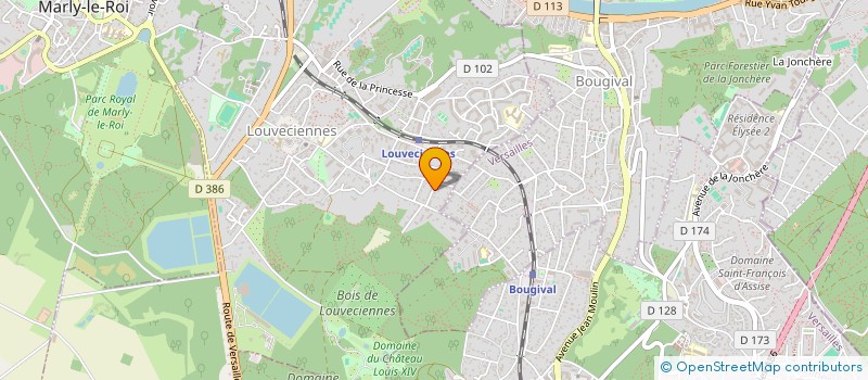 localisation de l'entreprise L'ANSE DE TOULLAIN  LOUVECIENNES