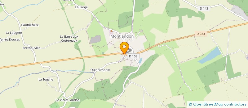 localisation de l'entreprise L'ANTENNE à SAINT-VICTOR-DE-BUTHON