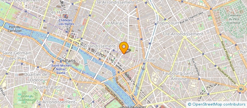 localisation de l'entreprise L'ANTENNE URBAINE  PARIS