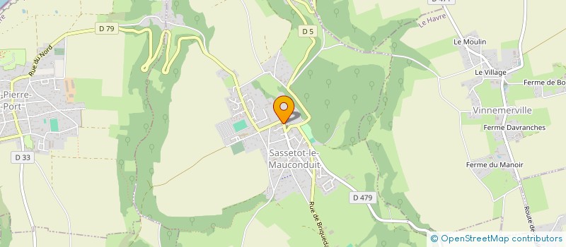 localisation de l'entreprise L'ANTHEMIS  SASSETOT-LE-MAUCONDUIT