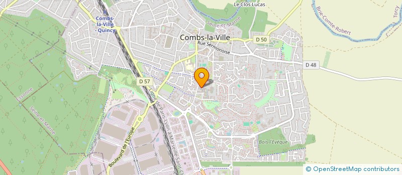 localisation de l'entreprise L ANTHEUS  COMBS LA VILLE