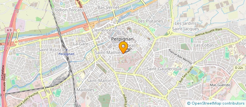 localisation de l'entreprise L'ANTHROPO à PERPIGNAN