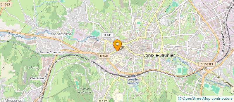 localisation de l'entreprise L'ANTI GASPI DE YOLLY à LONS-LE-SAUNIER