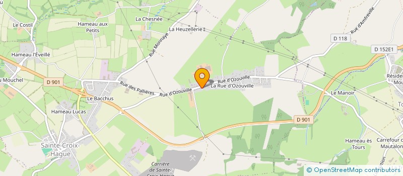 localisation de l'entreprise L'ANTIBOISE  LA HAGUE