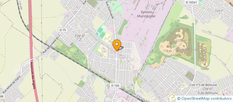 localisation de l'entreprise L'ANTICA PIZZA  MAZINGARBE