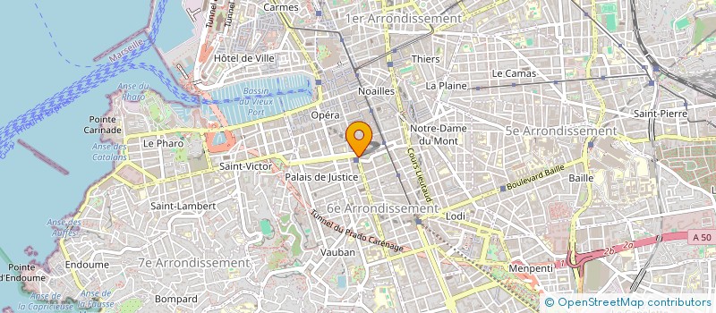 localisation de l'entreprise L'ANTICHAMBRE à MARSEILLE