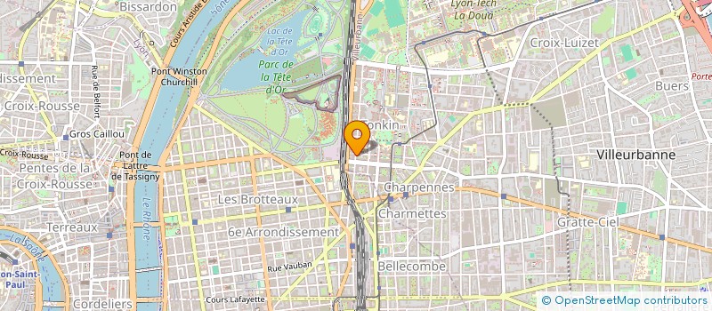 localisation de l'entreprise L'ANTICHAMBRE  VILLEURBANNE