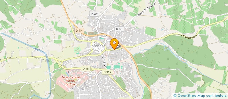 localisation de l'entreprise L'ANTICHAMBRE  LAMBESC