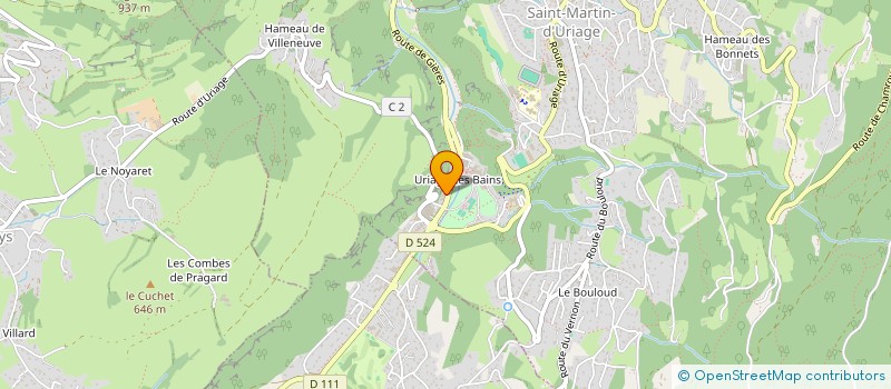 localisation de l'entreprise L'ANTIDOTE  SAINT-MARTIN-D'URIAGE