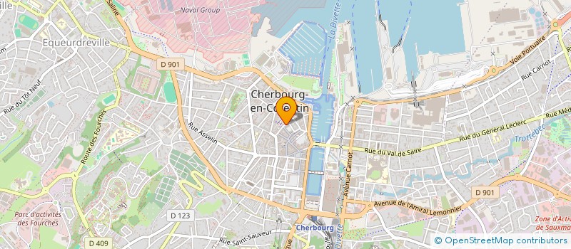 localisation de l'entreprise L ANTIDOTE  CHERBOURG-EN-COTENTIN