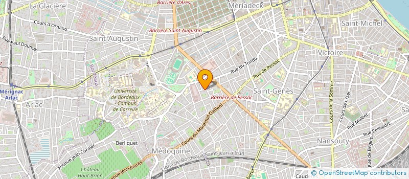 localisation de l'entreprise L'ANTIGEL  BORDEAUX