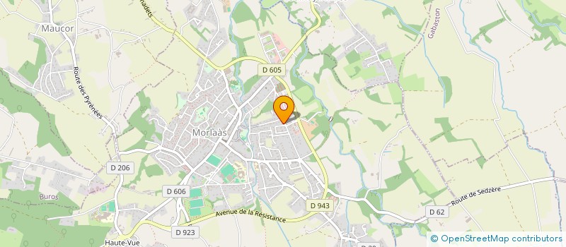 localisation de l'entreprise L'ANTILLAISE  MORLAAS