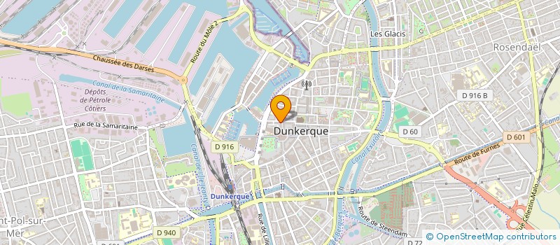 localisation de l'entreprise L ANTILOPE à DUNKERQUE