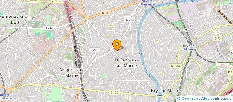 localisation de l'entreprise L'ANTITHESE à LE PERREUX-SUR-MARNE