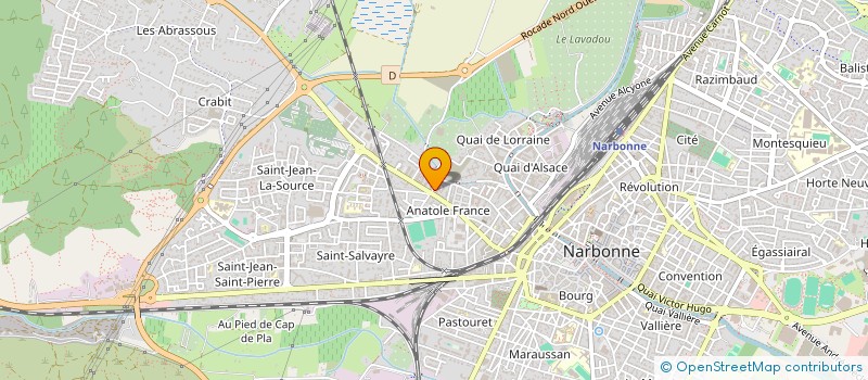 localisation de l'entreprise L'ANTRE  NARBONNE