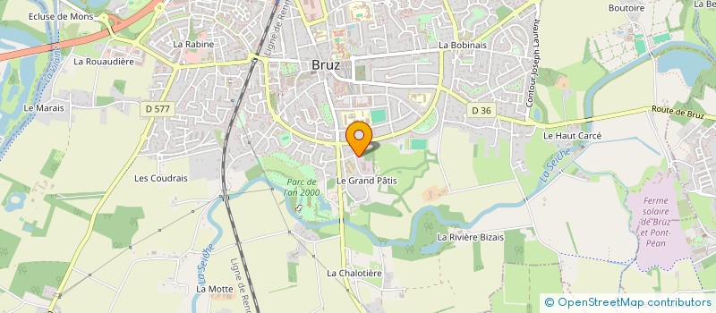 localisation de l'entreprise L'ANTRE-ARTISTES  BRUZ