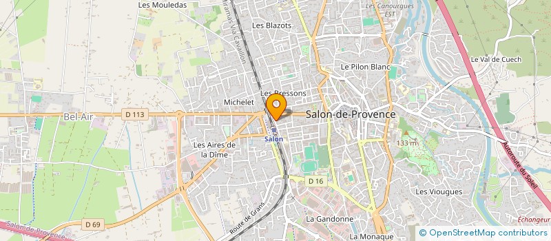 localisation de l'entreprise L'ANTRE DE GABRIEL  SALON-DE-PROVENCE