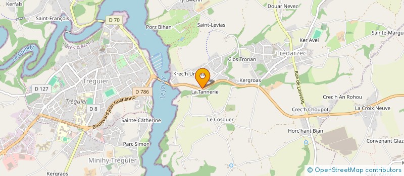 localisation de l'entreprise L'ANTRE DE L'ANGE  TREDARZEC