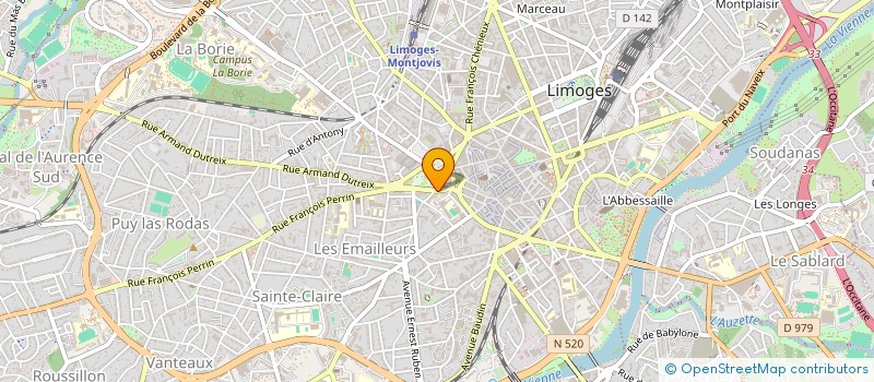 localisation de l'entreprise L ANTRE DE LA MICRO SARL à LIMOGES