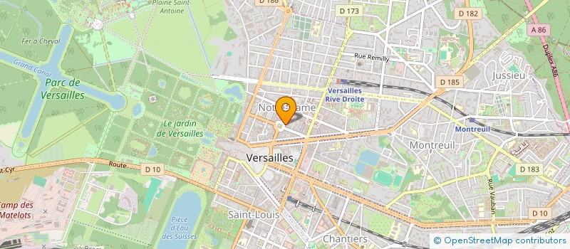 localisation de l'entreprise L'ANTRE DE PO à VERSAILLES