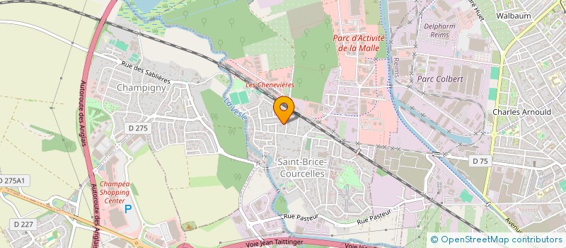 localisation de l'entreprise L'ANTRE DE REIMS  SAINT-BRICE-COURCELLES