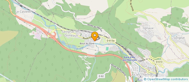 localisation de l'entreprise L'ANTRE DES MONDES à SAVIGNAC-LES-ORMEAUX