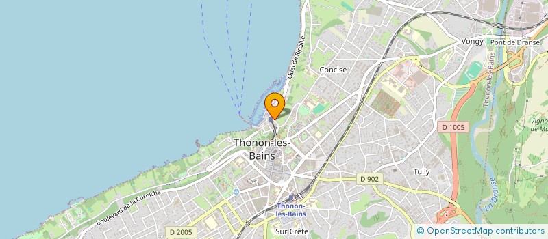 localisation de l'entreprise L'ANTRE DES MONDES à THONON-LES-BAINS