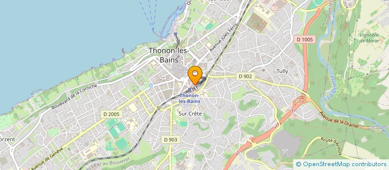 localisation de l'entreprise L' ANTRE ETRE à THONON-LES-BAINS