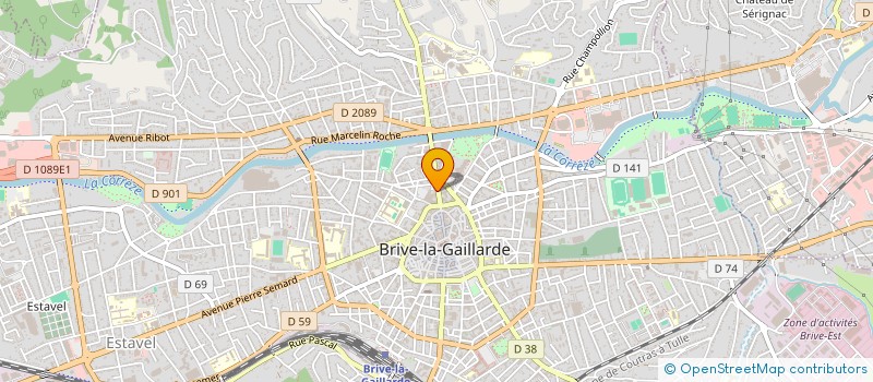 localisation de l'entreprise L'ANTRE GOURMANDE à BRIVE-LA-GAILLARDE