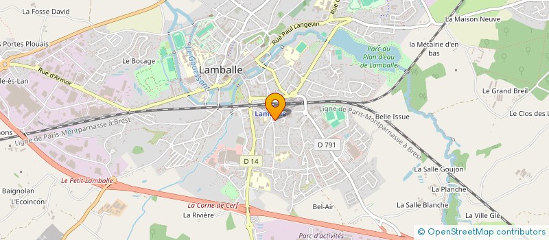 localisation de l'entreprise L'ANTRE-LA  LAMBALLE-ARMOR