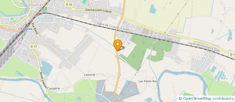 localisation de l'entreprise L'ANTRE'POTES65  COUTRAS